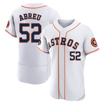 Authentic Bryan Abreu Men's Houston Astros White 2022 World Series Champions Home Jersey