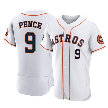 Authentic Hunter Pence Men's Houston Astros White 2022 World Series Home Jersey