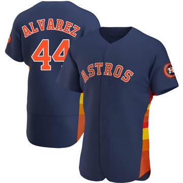 Authentic Yordan Alvarez Men's Houston Astros Navy Alternate Jersey