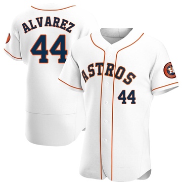 Authentic Yordan Alvarez Men's Houston Astros White Home Jersey