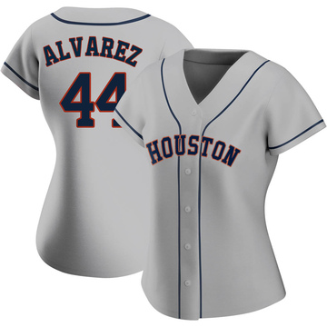 Authentic Yordan Alvarez Women's Houston Astros Gray Road 2020 Jersey
