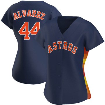 Authentic Yordan Alvarez Women's Houston Astros Navy Alternate Jersey
