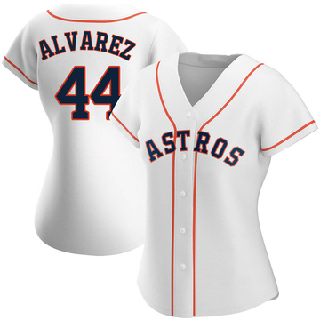 Authentic Yordan Alvarez Women's Houston Astros White Home Jersey