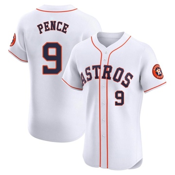 Elite Hunter Pence Men's Houston Astros White Home Jersey