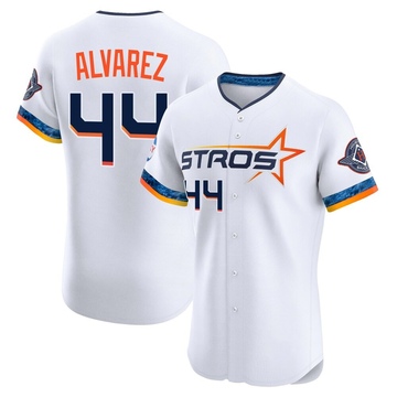 Elite Yordan Alvarez Men's Houston Astros White 2025 City Connect Jersey