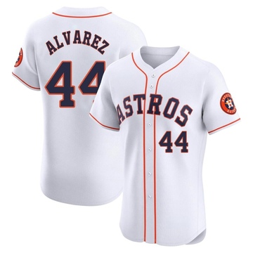 Elite Yordan Alvarez Men's Houston Astros White Home Jersey