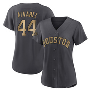 Game Yordan Alvarez Women's Houston Astros Charcoal Replica 2022 All-Star Jersey