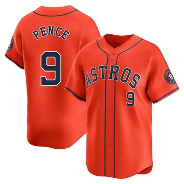 Limited Hunter Pence Men's Houston Astros Orange Alternate Jersey