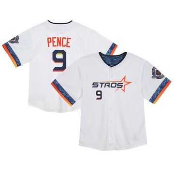 Limited Hunter Pence Toddler Houston Astros White 2025 City Connect Jersey