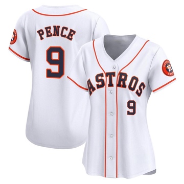 Limited Hunter Pence Women's Houston Astros White Home Jersey