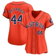 Limited Yordan Alvarez Women's Houston Astros Orange Alternate Jersey