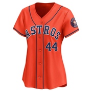 Limited Yordan Alvarez Women's Houston Astros Orange Alternate Jersey