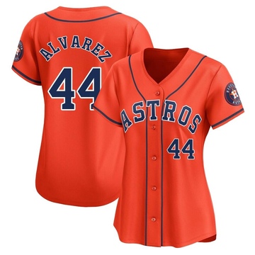 Limited Yordan Alvarez Women's Houston Astros Orange Alternate Jersey