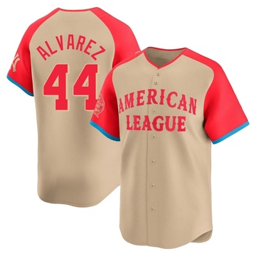Limited Yordan Alvarez Youth Houston Astros Cream American League 2024 All-Star Game Jersey