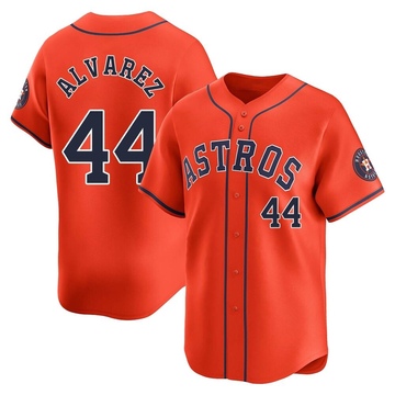 Limited Yordan Alvarez Youth Houston Astros Orange Alternate Jersey