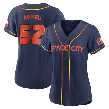 Replica Bryan Abreu Women's Houston Astros Navy 2022 City Connect Jersey