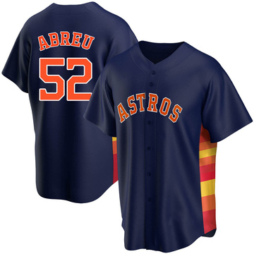 Replica Bryan Abreu Youth Houston Astros Navy Alternate Jersey