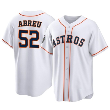 Replica Bryan Abreu Youth Houston Astros White 2022 World Series Home Jersey