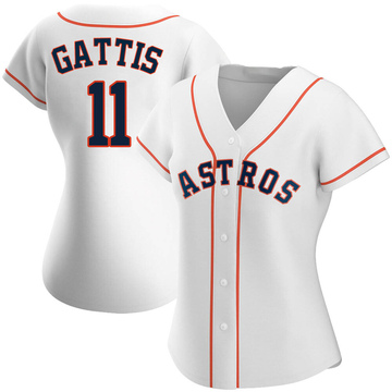 Replica Evan Gattis Women's Houston Astros White Home Jersey