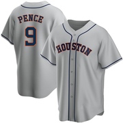 Replica Hunter Pence Men's Houston Astros Gray Road Jersey