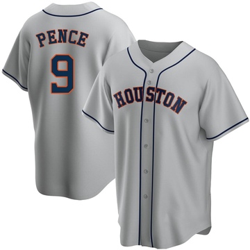 Replica Hunter Pence Men's Houston Astros Gray Road Jersey