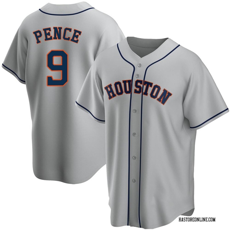 Replica Hunter Pence Men's Houston Astros Gray Road Jersey