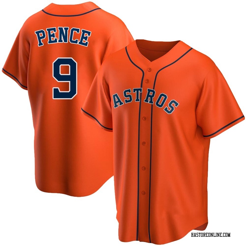 Replica Hunter Pence Men's Houston Astros Orange Alternate Jersey