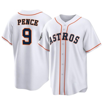 Replica Hunter Pence Men's Houston Astros White 2022 World Series Home Jersey