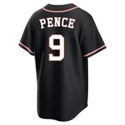 Replica Hunter Pence Youth Houston Astros Black Fashion Out Jersey