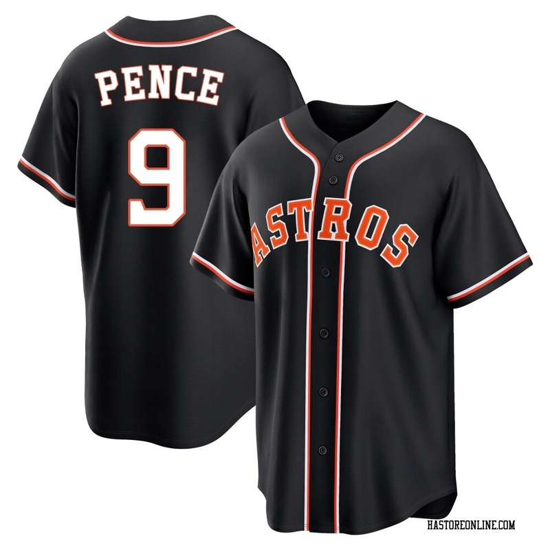 Replica Hunter Pence Youth Houston Astros Black Fashion Out Jersey