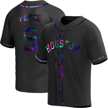 Replica Hunter Pence Youth Houston Astros Black Holographic Alternate Jersey