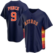 Replica Hunter Pence Youth Houston Astros Navy Alternate Jersey