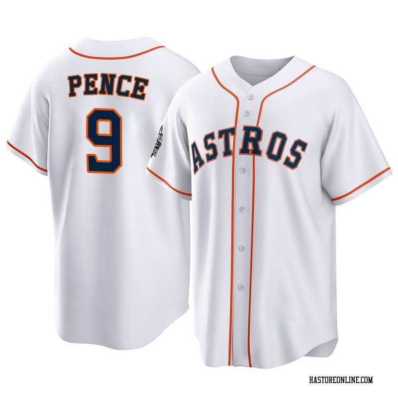 Replica Hunter Pence Youth Houston Astros White 2022 World Series Home Jersey