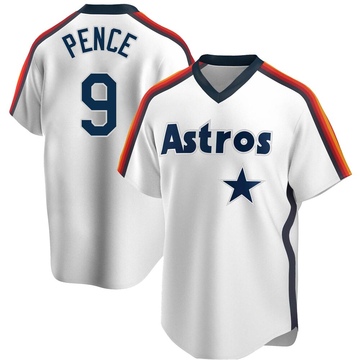 Replica Hunter Pence Youth Houston Astros White Home Cooperstown Collection Team Jersey