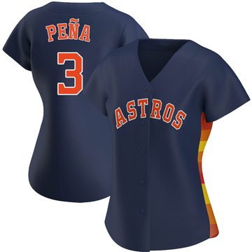 Replica Jeremy Pena Women's Houston Astros Navy Alternate Jersey