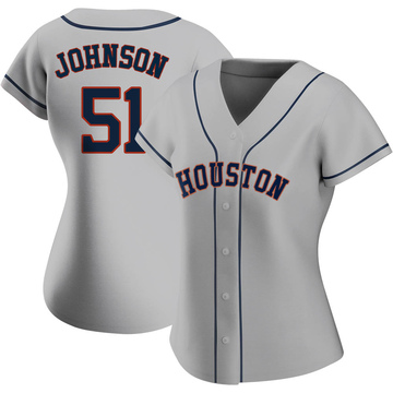 Replica Randy Johnson Women's Houston Astros Gray Road 2020 Jersey