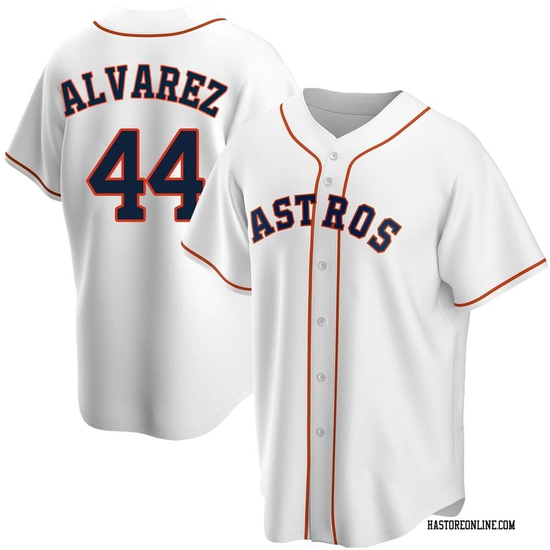 Replica Yordan Alvarez Men's Houston Astros White Home Jersey
