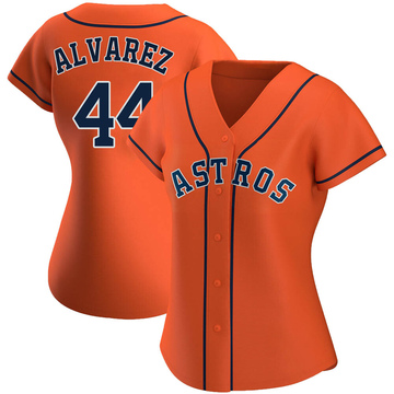 Replica Yordan Alvarez Women's Houston Astros Orange Alternate Jersey
