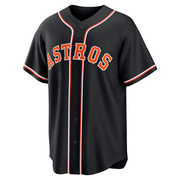Replica Yordan Alvarez Youth Houston Astros Black Fashion Out Jersey